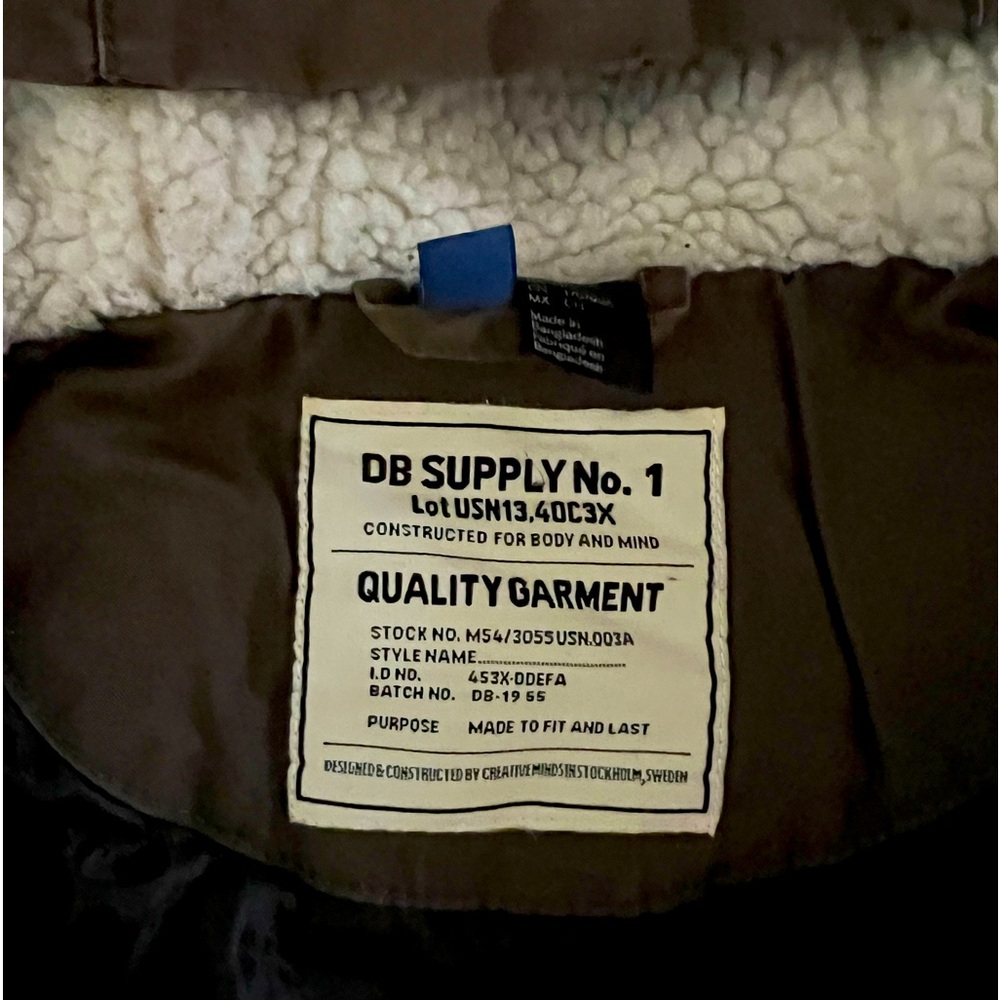 Divided Zip/Snap Button Up Hooded Jacket With Poc… - image 3